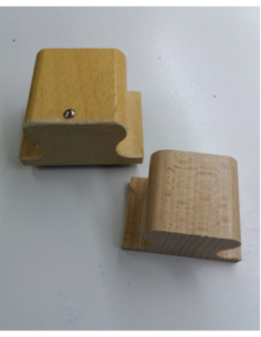 Sello de madera 10 x 10 cm Cajas de papel, madera, cartón y textil