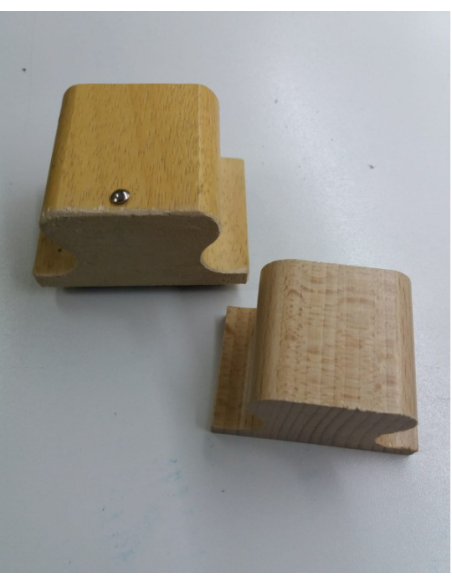 Sello de madera 10 x 10 cm Cajas de papel, madera, cartón y textil