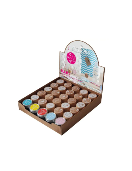 Woodies expositor BEBE 25 Stempel