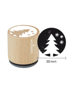 Woodies sellos árbol de Navidad