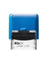 Sello automático personalizado COLOP C30 18x47mm. carcasa azul almohadilla azul